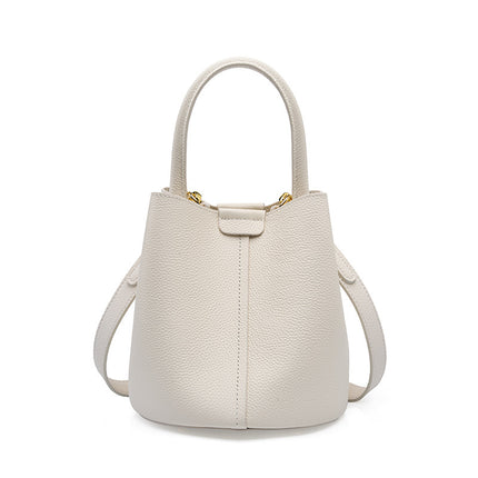 Sac seau en cuir pour femme