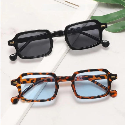 Lunettes de soleil carrées à dégradé UV400