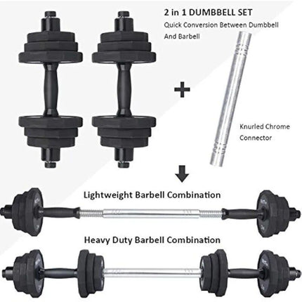 66 LBS Adjustable Cast Iron Dumbbell Set - Wnkrs