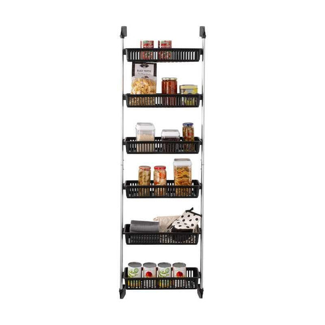 6-Tier Over-the-Door Hanging Storage Basket Organizer - Wnkrs