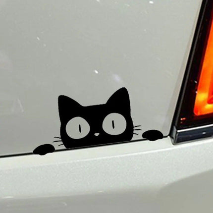 Reflective Peeking Cat Decal - Wnkrs