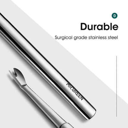 Cuticle Remover & Dead Skin Pusher - Surgical Grade Stainless Steel - Wnkrs