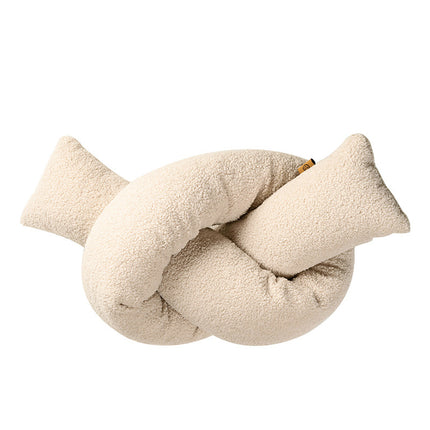 Geometric Shape Loop Velvet Soft And Comfortable Bedside Pillow - Wnkrs