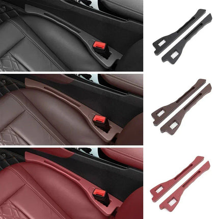 Universal Car Seat Gap Filler with Phone Holder - 2PCS, Premium PU Leather - Wnkrs