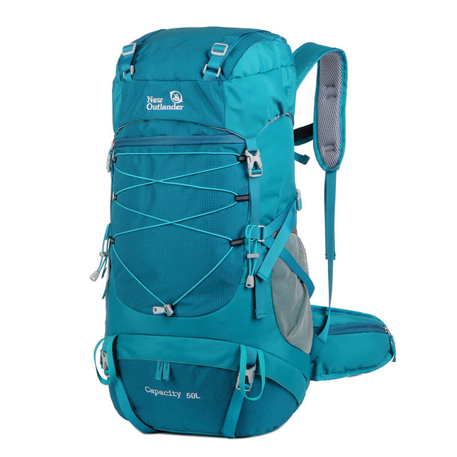 Mochila para exteriores, montañismo, bolsa de nailon de gran capacidad para viajes, acampada, senderismo y escalada