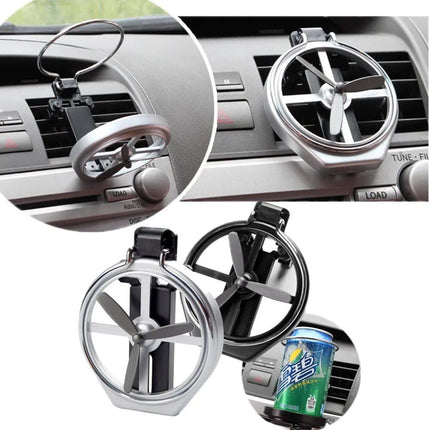 Universal Folding Car Air-Outlet Beverage Holder with Fan - Wnkrs