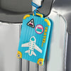 Avión azul