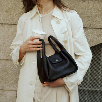 Sac à main en cuir de luxe pour femme - Sac à bandoulière et à bandoulière de grande capacité