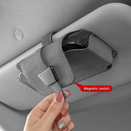 Organizador universal para viseras de coche