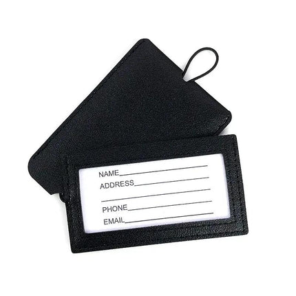 Premium PU Leather Luggage Tags