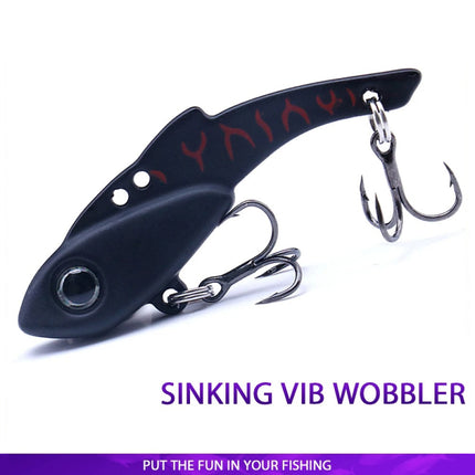 Señuelos de pesca VIB Cebo de metal con anzuelo triple Swimbait que se hunde