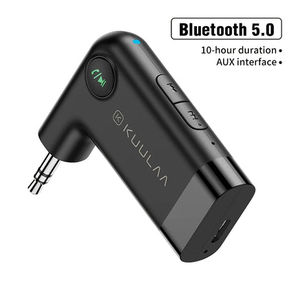 Bluetooth 5.0 Receiver with 3.5mm AUX Jack for Car and Headphones