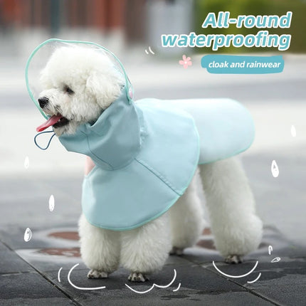 Poncho cape pour chien pour les jours de pluie