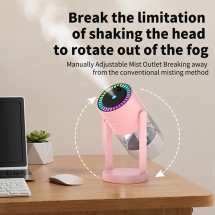 Portable USB Air Humidifier with Colorful Projection Lights