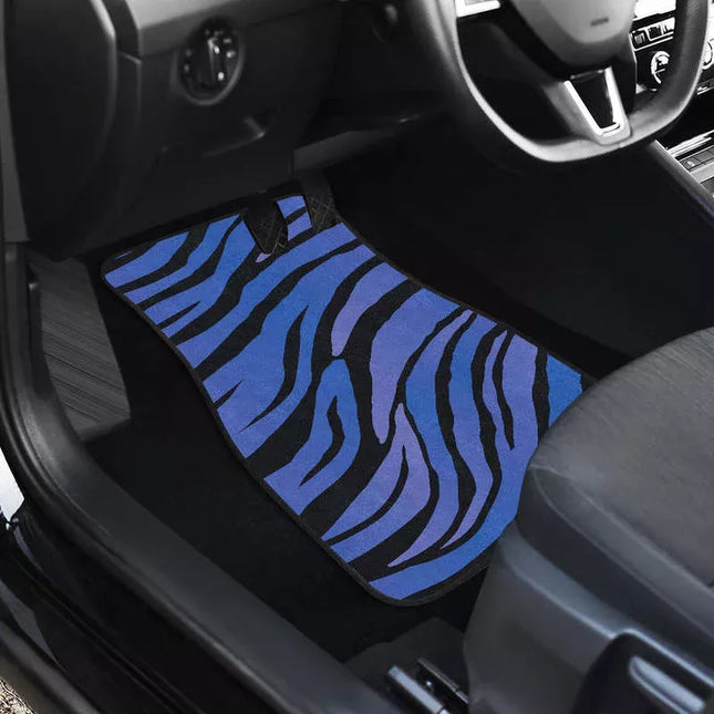 Zebra Patterned Heavy Car Floor Mats - Wnkrs