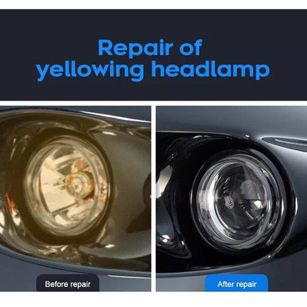 Car Headlight Restoration Kit - 800g Non-Scratch Hydrophobic Polish - Wnkrs
