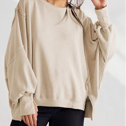 Elegant Y2K Patchwork Autumn Sweatshirt