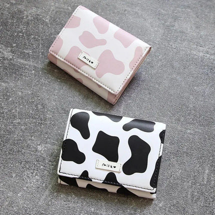 Chic Cow Print Tri-fold Women's Wallet - Wnkrs