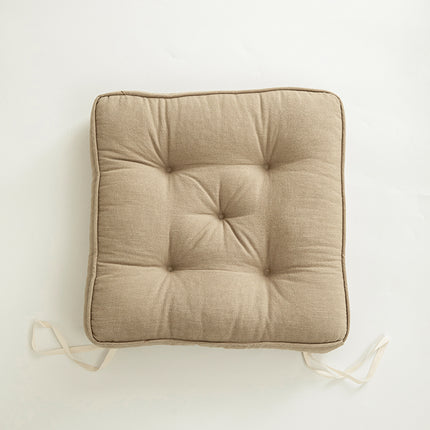 Japanese Simple Cotton And Linen Cushion Thickened And Anti-skid - Wnkrs