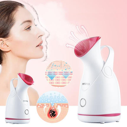 Vaporizador facial nano, vaporizador caliente, limpiador profundo hidratante con aromaterapia