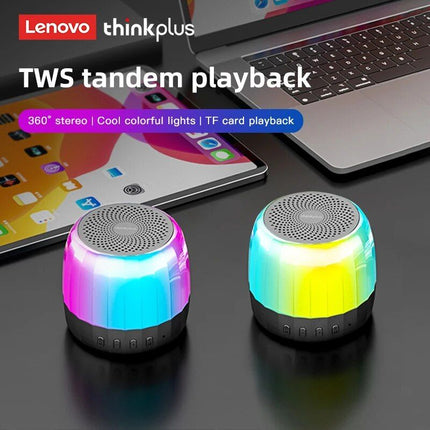 Wireless Bluetooth 5.2 Portable Outdoor Mini Speaker with RGB Lighting - Wnkrs