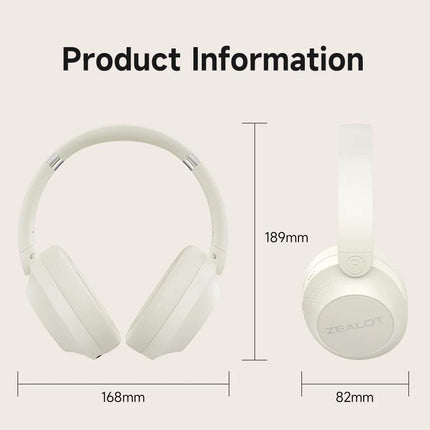 Wireless Over-Ear Headphones with Bluetooth