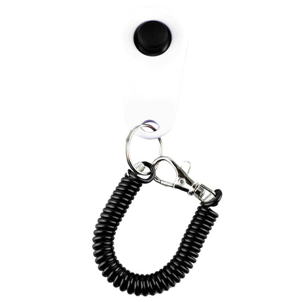 Clicker de dressage réglable pour chien avec dragonne