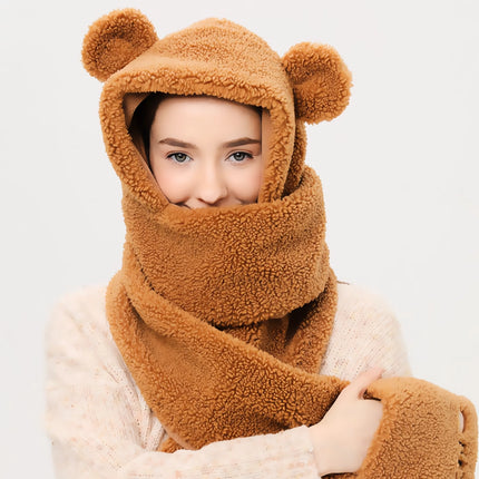 Bonnet mignon à grandes oreilles de lapin pour femme