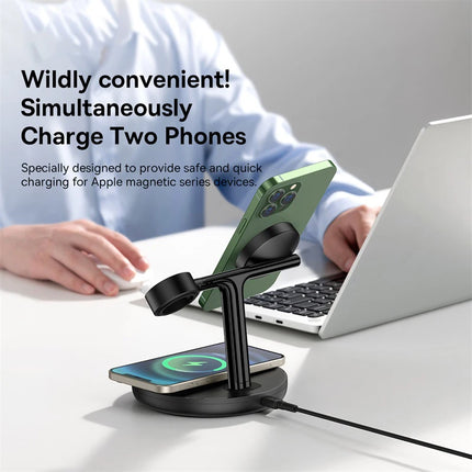 3-in-1 Magnetic Wireless Charger Stan