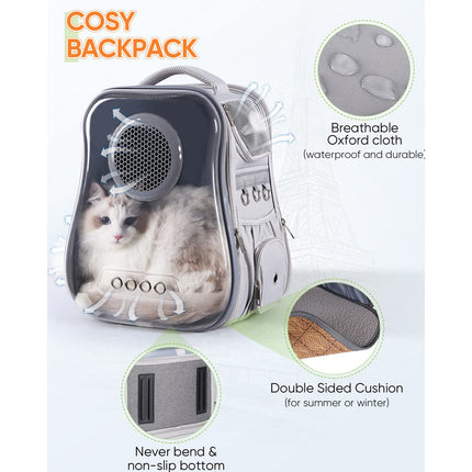 Mochila transpirable para perros