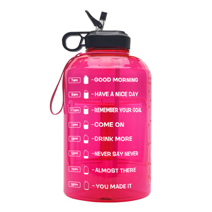 1 Gallon Plastic Large Capacity Sports Bottle - Wnkrs