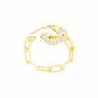 8 / Gold Half Stone