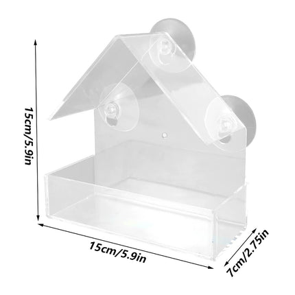 Window Wild Bird Feeder House