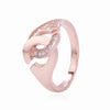 Rose Half Stone Ring