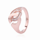 8 / Rose Half Stone Ring