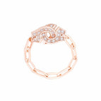 6 / Rose Gold Full Stone