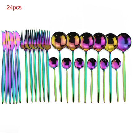 24pcs Luxury Cutlery Set - Wnkrs