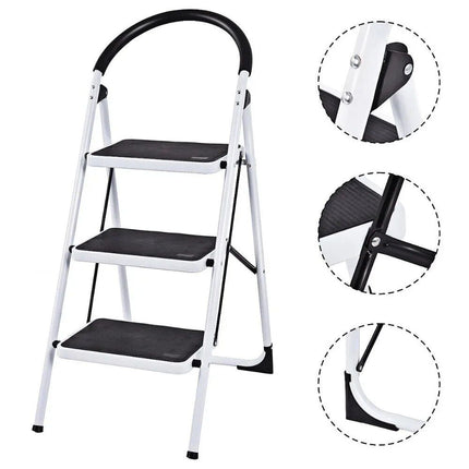 Heavy Duty 3-Step Ladder - Wnkrs