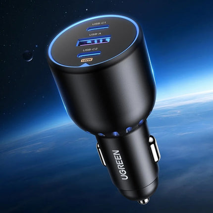 Cargador de coche USB-C de 130 W para una carga rápida y eficiente