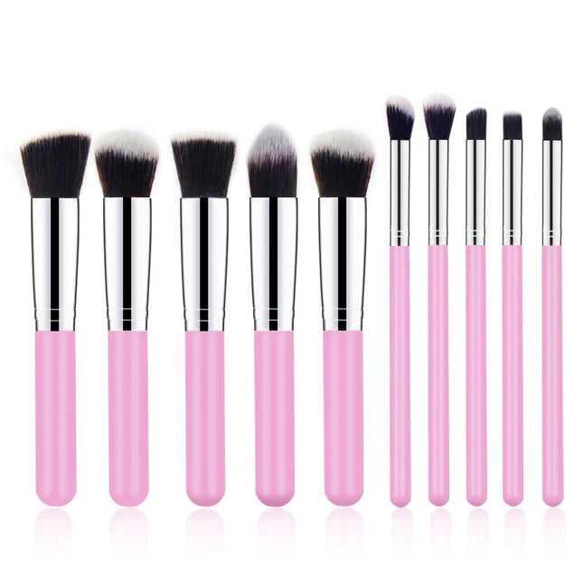 10-Piece Premium Makeup Brush Set - Wnkrs