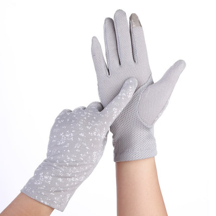 Women's Elegant Polka Dot Patterned Gloves - Wnkrs