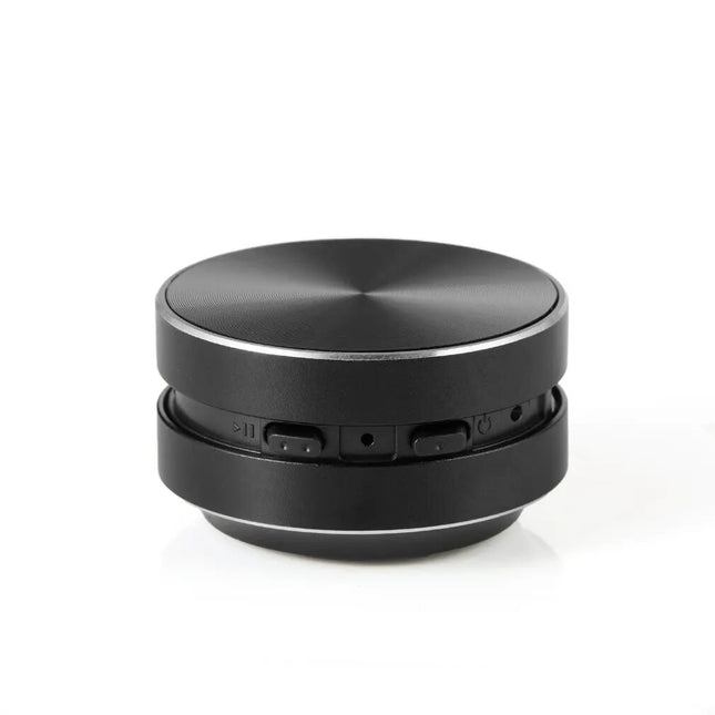 Mini altavoz de conducción ósea Bluetooth: caja de sonido estéreo TWS portátil con canales de audio duales y radio FM