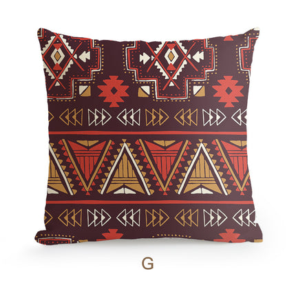 Bohemian Homestay Ethnic Style Pillow Living Room Sofa Cushion Office Pillow Car Backrest Pillow Case - Wnkrs