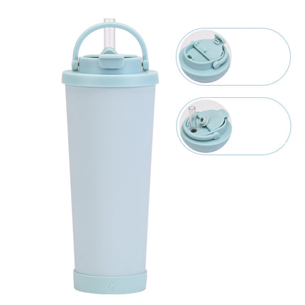 830ml Large Capacity Thermos Cup Convenient Handle - Wnkrs