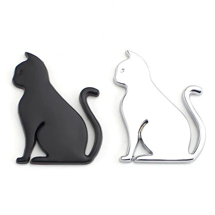 3D Metal Cat Car Sticker - Wnkrs