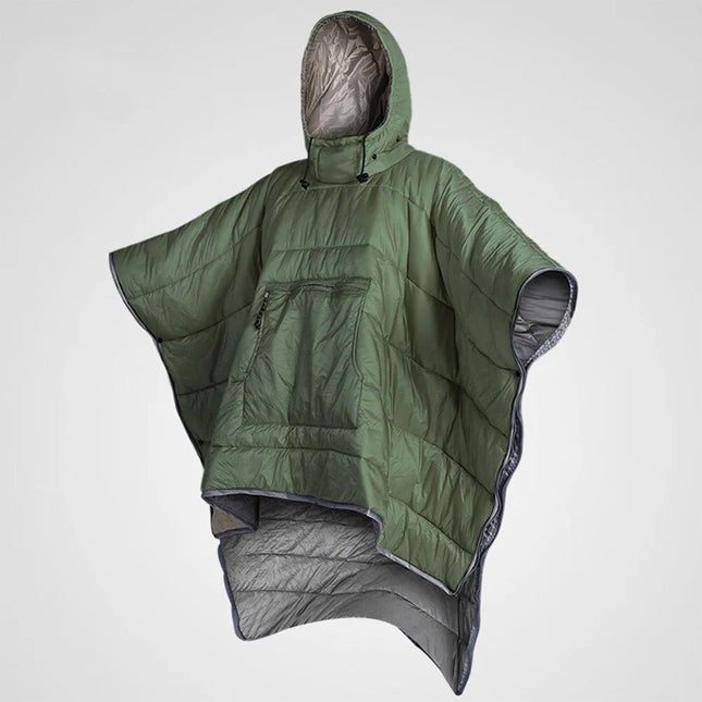 Portable Cloak-Style Thermal Sleeping Bag for Camping & Hiking - Wnkrs