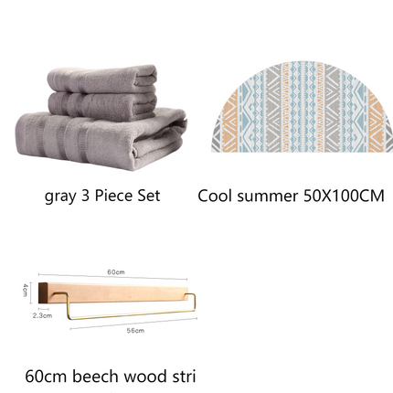 Bamboo Towel Set - Antibacterial And Hypoallergenic - Wnkrs