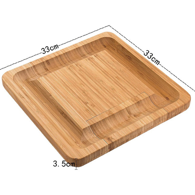 Bamboo cheese board set cheese cutting board - Wnkrs