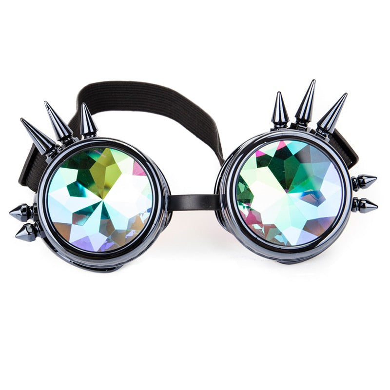 Kaleidoscope Design Rainbow Party Sunglasses