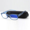 Blue with case